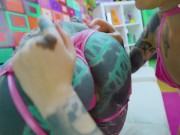 Cute wild alternative goth lesbians anal fucking each other with big toys - atm, pussy licking, tattoo 10/16