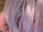 Huge Boobed Mom delicious blowjob and dirty talk 1/16