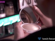 Fucked a sexy barmaid at work. Lesya Moon. 1/16