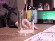 Fucked a sexy barmaid at work. Lesya Moon. 5/16