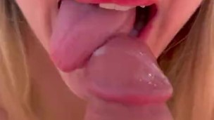 I Love The Taste Of His Cum In The Morning. Masked Blowjob.