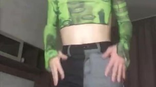 Sexy dance from a hot handsome guy