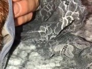 Masturbation Where I Found My Wifes Dirty Panties To Sniff, Taste, Cum On & Clean Up 7/16