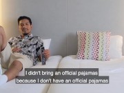 Stepbro and stepsis fight with pillows in a hotel room. 4/16