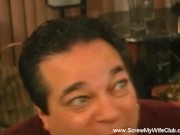 Big Black Cock Fucks A Total Swinger Wifey Hubby Likey 13/16