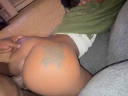 Was Watching Boxing, But She Wanted To Fuck Instead! (Cumshot) 3/16