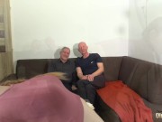 Hot and sexy 19yo fucked hard by 2 grandpas in the same time 2/16