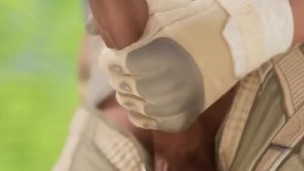Tactical Masturbation military man