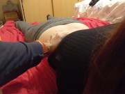 179 Holland Doll - Behind the Scenes Summer and Duke having some Fun before Filming a Scene 4/16