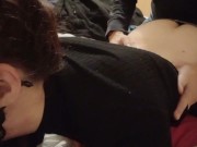 179 Holland Doll - Behind the Scenes Summer and Duke having some Fun before Filming a Scene 9/16