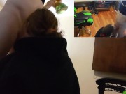 Heather Kane Edges Him so Hard he Cums All Over the Room! 10/16