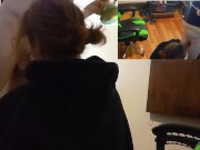 Heather Kane Edges Him so Hard he Cums All Over the Room! 11/16