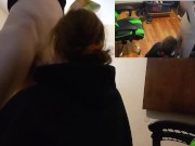 Heather Kane Edges Him so Hard he Cums All Over the Room! 12/16