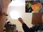 Heather Kane Edges Him so Hard he Cums All Over the Room! 14/16