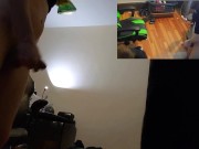 Heather Kane Edges Him so Hard he Cums All Over the Room! 15/16