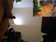 Heather Kane Edges Him so Hard he Cums All Over the Room! 16/16