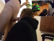 Heather Kane Edges Him so Hard he Cums All Over the Room! 2/16