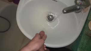 pissing in the sink part 2