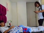 LA DOCTORA HANNAH FOLLA A SU HIJASTRO PARA QUE SE MEJORE. 4/16