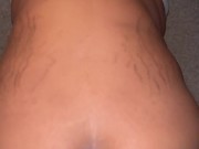 Thick Curvy Ebony Finds Her Self Bent Over Taking Backshots In The Middle Of Night 4/16