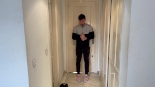 Made to sniff my new sneaker & socks