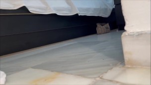 Trapped in farting unaware giants underwear