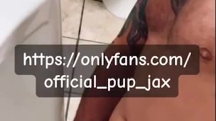 Public nudity licking toilets in gas station
