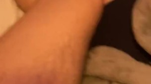 Playing with roommate’s big cock