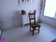 I taught my stepson a lesson when I found him masturbating to my videos. 1/16