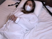 【失神イキ/大量潮吹き】オイルマッサージでとろとろになった危険日おまんこに大量中出し!! 目隠ししてる隙にゴムを破いて…?? 強◯的に何度もイ堕ちる人妻さん♡　個人撮影 素人 NTR 2/16