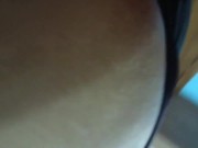 Milky body of my stepsister fucked in doggy style.. cumshot on her BIG ASS 12/16