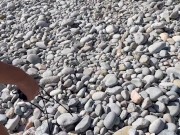 Beautiful skinny 18yo Teen fucks outdoors with stranger - POV Blowjob 5/16