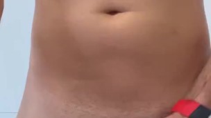 Quick orgasm and huge load