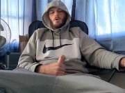 Edging my cock while having a smoke 12/16