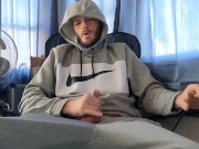 Edging my cock while having a smoke 13/16