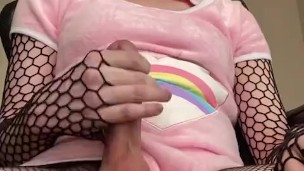 Cute Goth Femboy Cumming (onlyfans $3 @cutesourkitten)