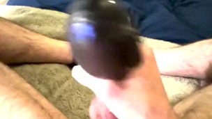 JO with glans vibrator