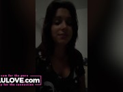 Babe sharing behind the scenes clips while recovering from boob job, and 1st shower after too - Lelu Love 12/16