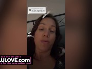 Babe sharing behind the scenes clips while recovering from boob job, and 1st shower after too - Lelu Love 5/16