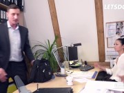 Secretary Is Teased And Fucked By Big Dick Boss - LETSDOEIT 3/16