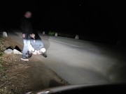 Keep those legs spread fuckmeat and pee while sucking my dick 3/16