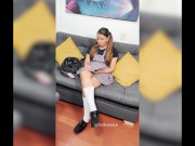 Incredible what this schoolgirl did when her teacher came home! 1/16