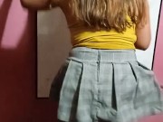 MAESTRA PARTICULAR NO QUERIA QUE LA PERO TEMRINA MOJANDO EL PISO CON UN SQUIRT 2/16