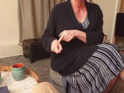 The mature wife of a Pastor seduces a young and newly married member of her absent husbands flock 7/16