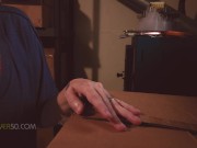 A desperate divorced Mature MILF seduces a young man in her church, but she want more. 2/16