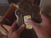 A sexy mature MILF seduces a naive young man that is into fantasy, when she hires him for chores. 3/16