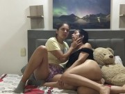 Two lesbians seduce each other and have romantic sex 3/16