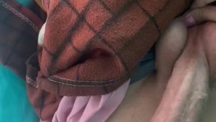 Twink big cock pre cum masturbate