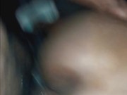 BUBBLE BUTT EBONY GETS HER LIL CHEEKS BEAT AND SKEETED ON!!!!!!!!!!! 14/16