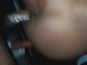 BUBBLE BUTT EBONY GETS HER LIL CHEEKS BEAT AND SKEETED ON!!!!!!!!!!! 8/16